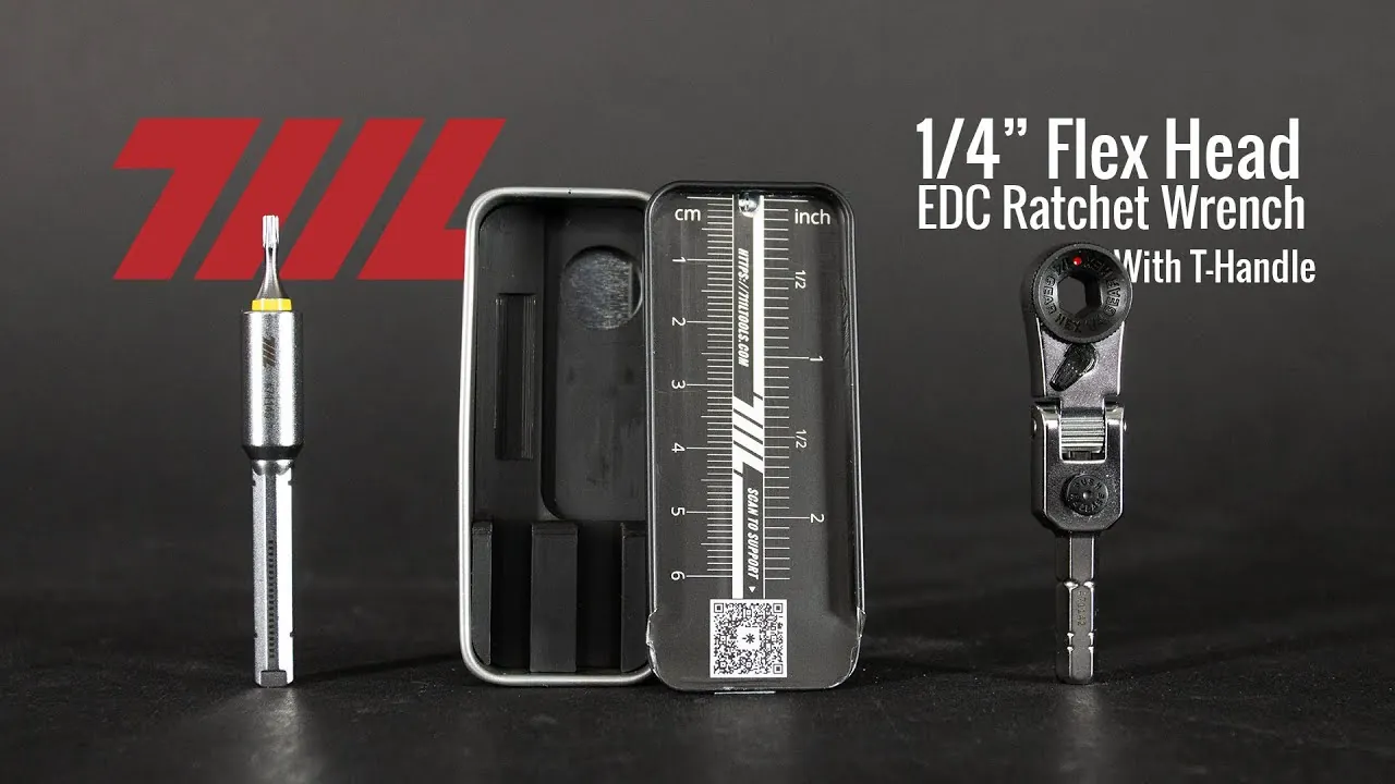 711L 1-4” Flex Head EDC Ratchet Wrench With T-Handle - Review and Unbox
