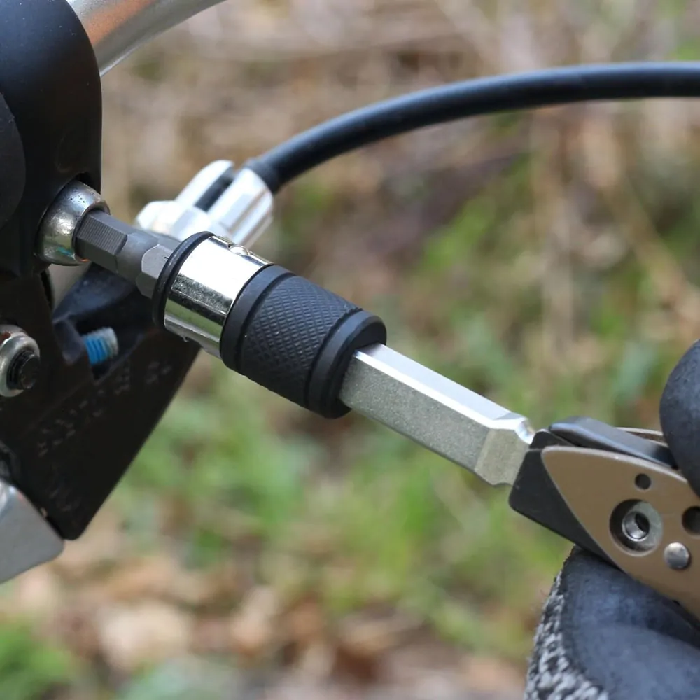 Flat End 1/4" Hex & Square Socket 2 in 1 Extension-6