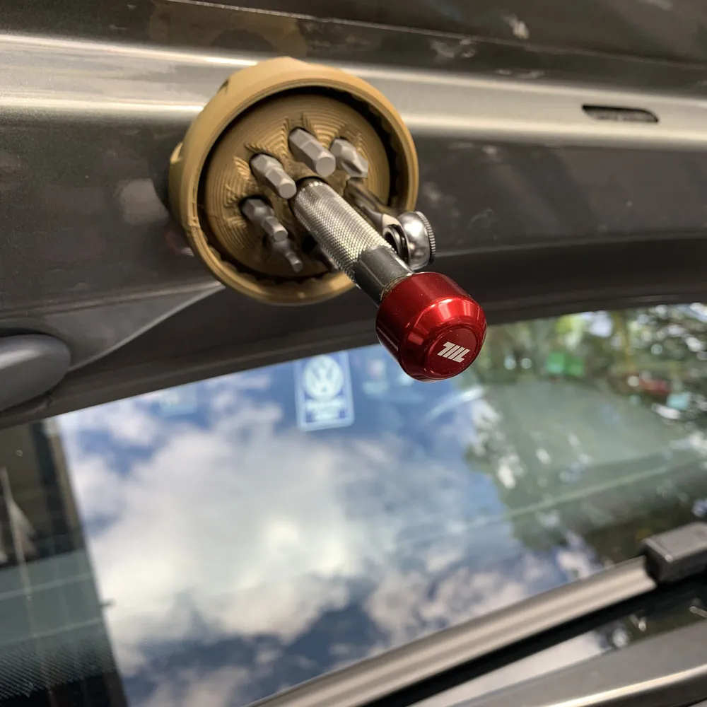 Lollipop Bit Driver  (Stainless Steel Red)-Mag-Ammo-min