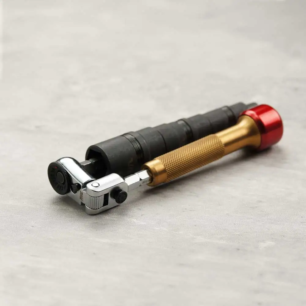 1/4” Flex Head EDC Ratchet Wrench With T-Handle-04