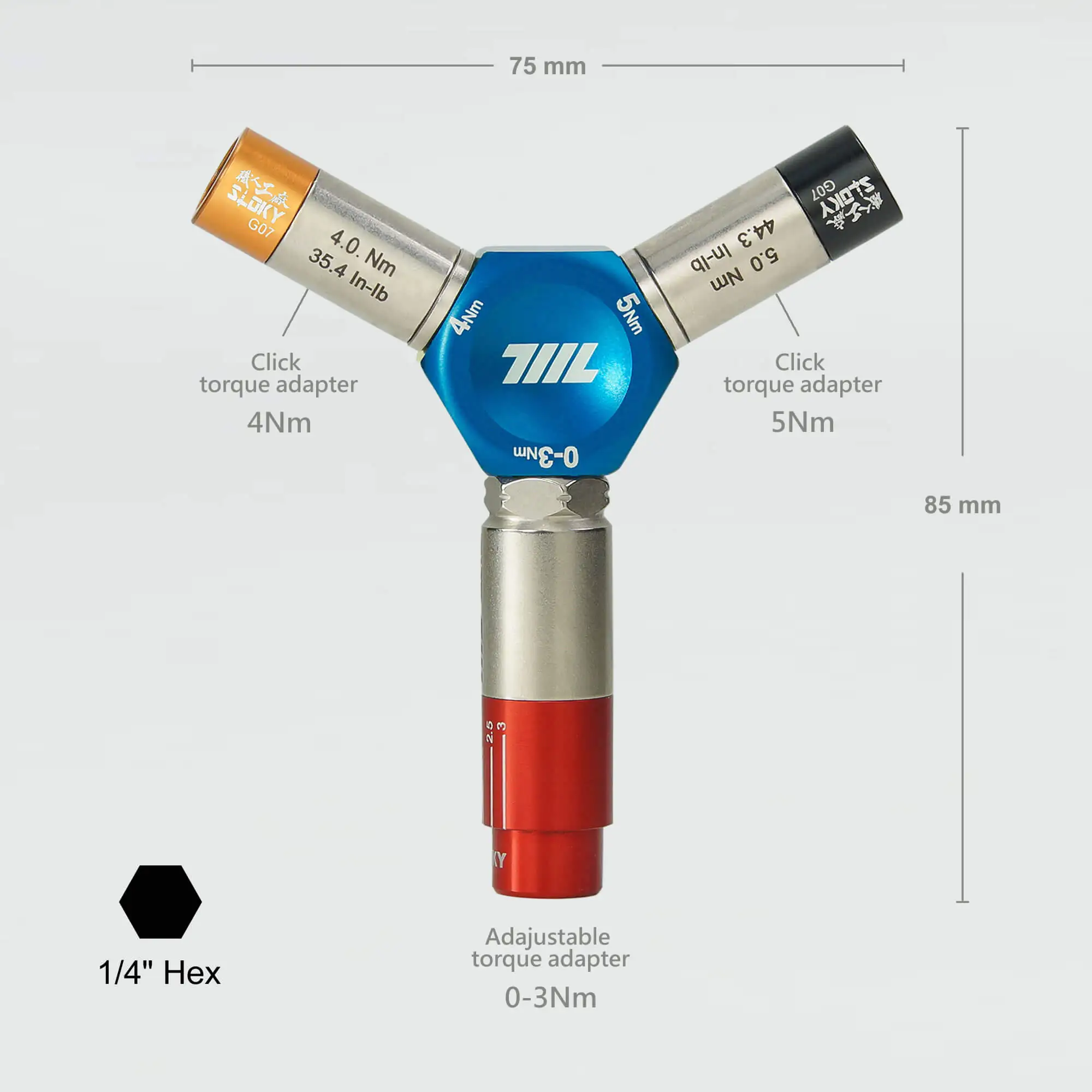711L EDC Y Torque Driver (Blue) 02_Dimensions